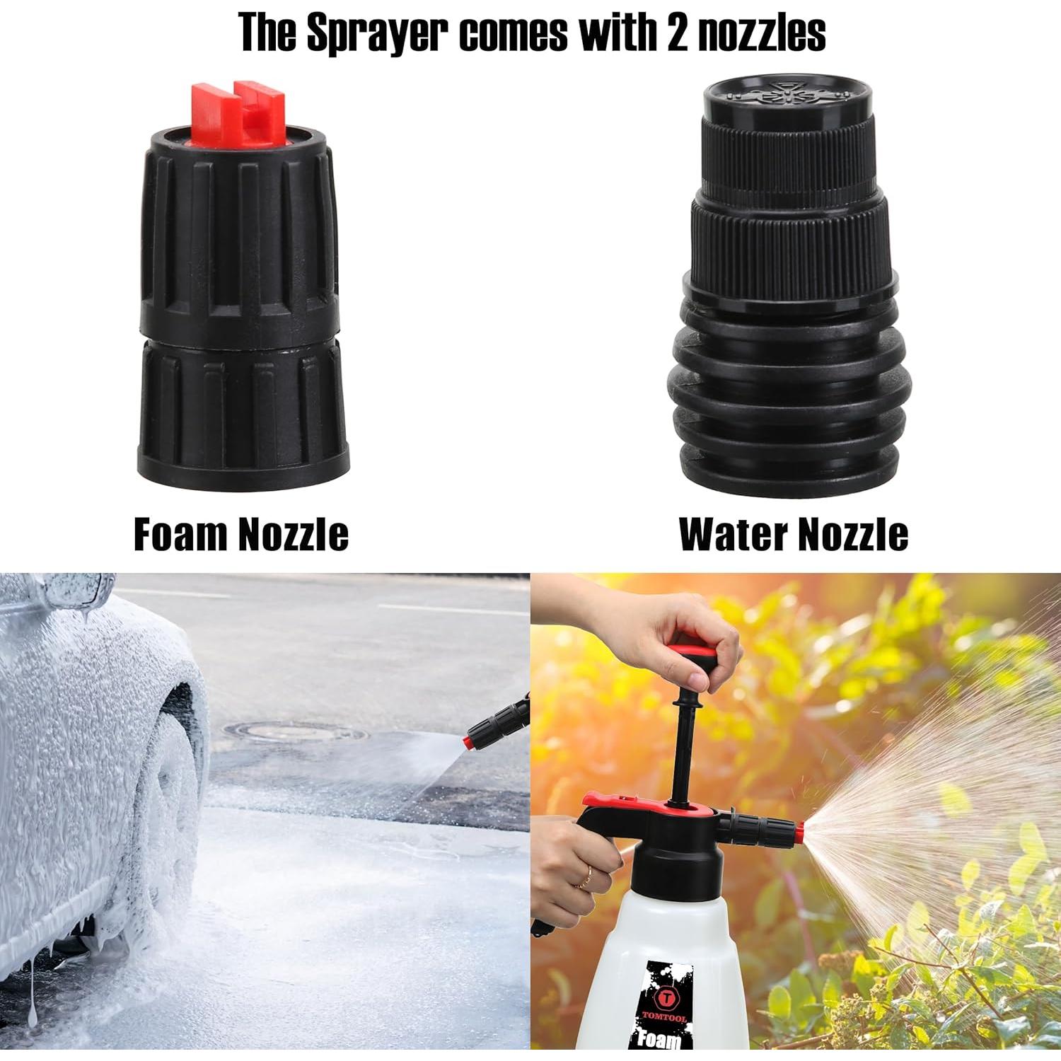 Pulverizador de Espuma Manual TOMTOOL RL23 1.8L para Lavado