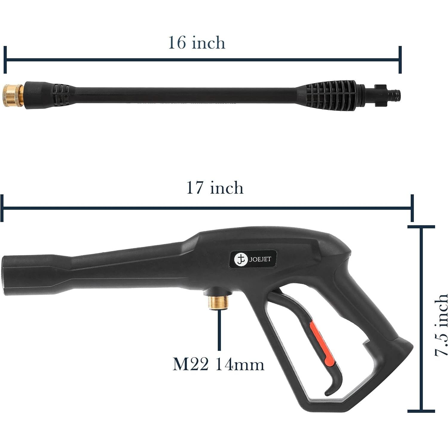 Pistola de Reemplazo JOEJET para Lavadora Alta Presión Eléctrica