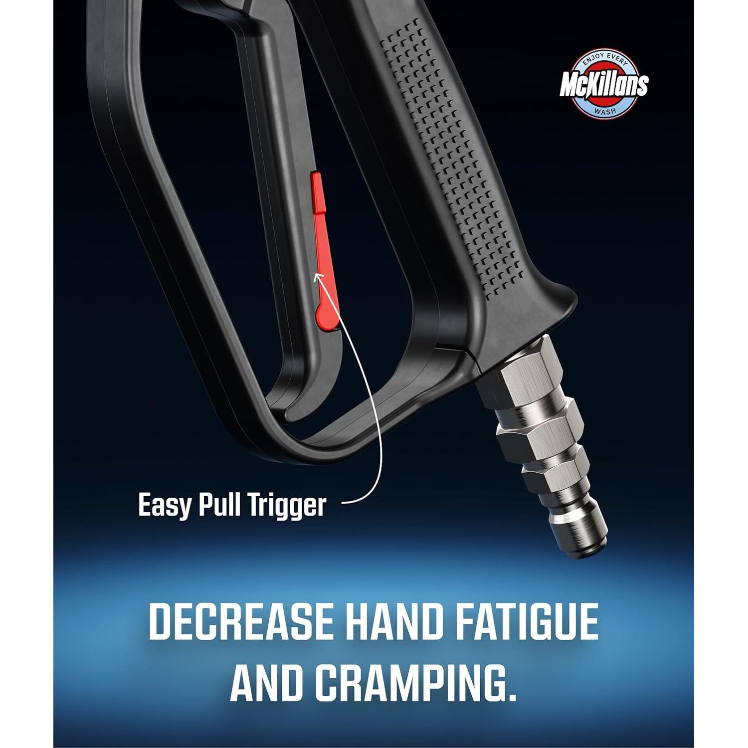 Pistola de Lavado a Presión McKillans Giratoria 3000 PSI