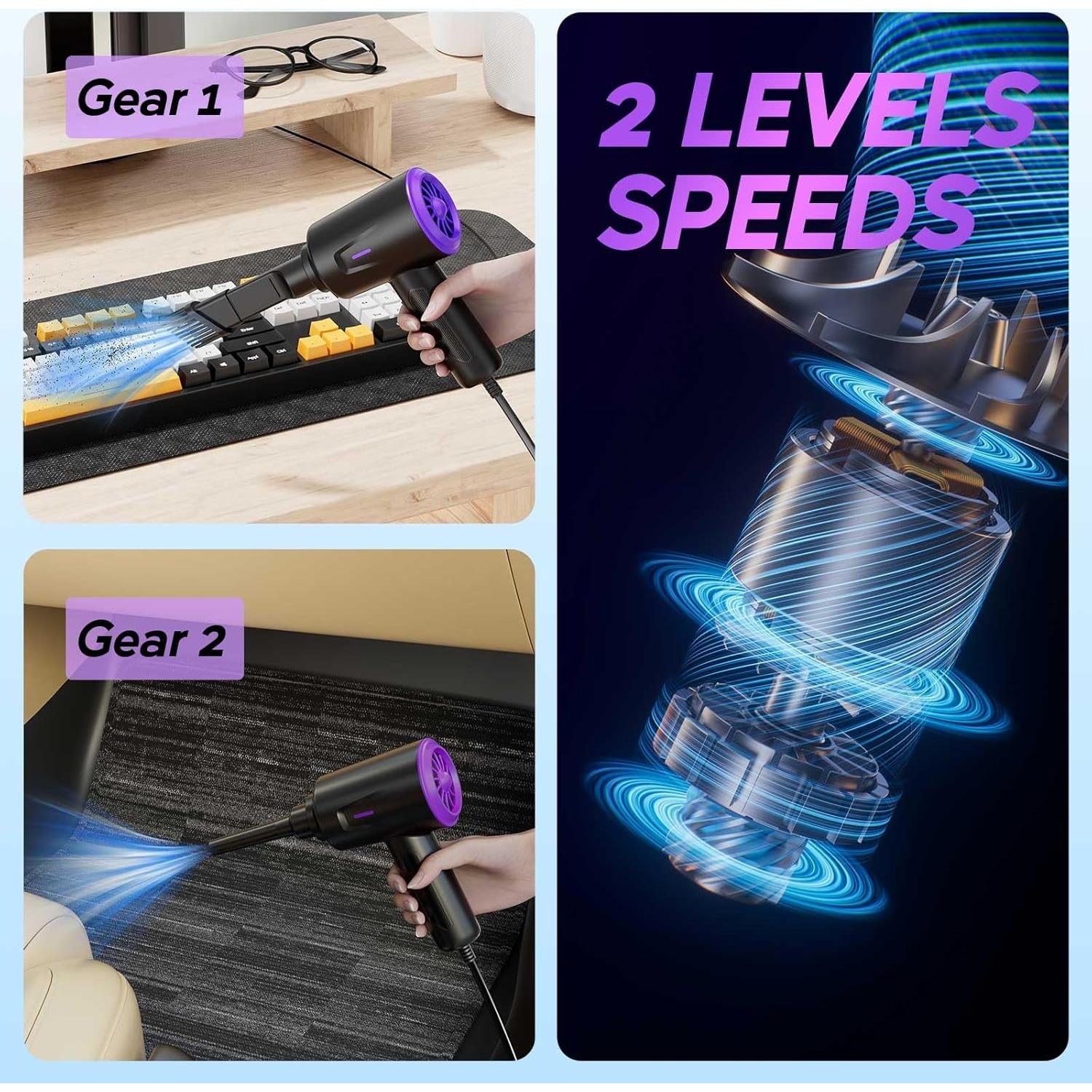 Soplador de Aire Comprimido Goweto AD08A Ecológico 0.49 kg