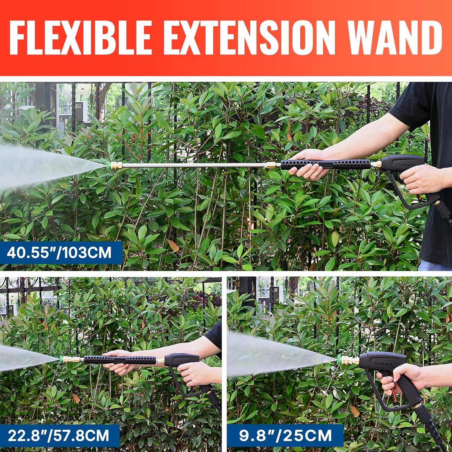 Pistola y Varilla de Lavadora a Presión YAMATIC 4000 PSI