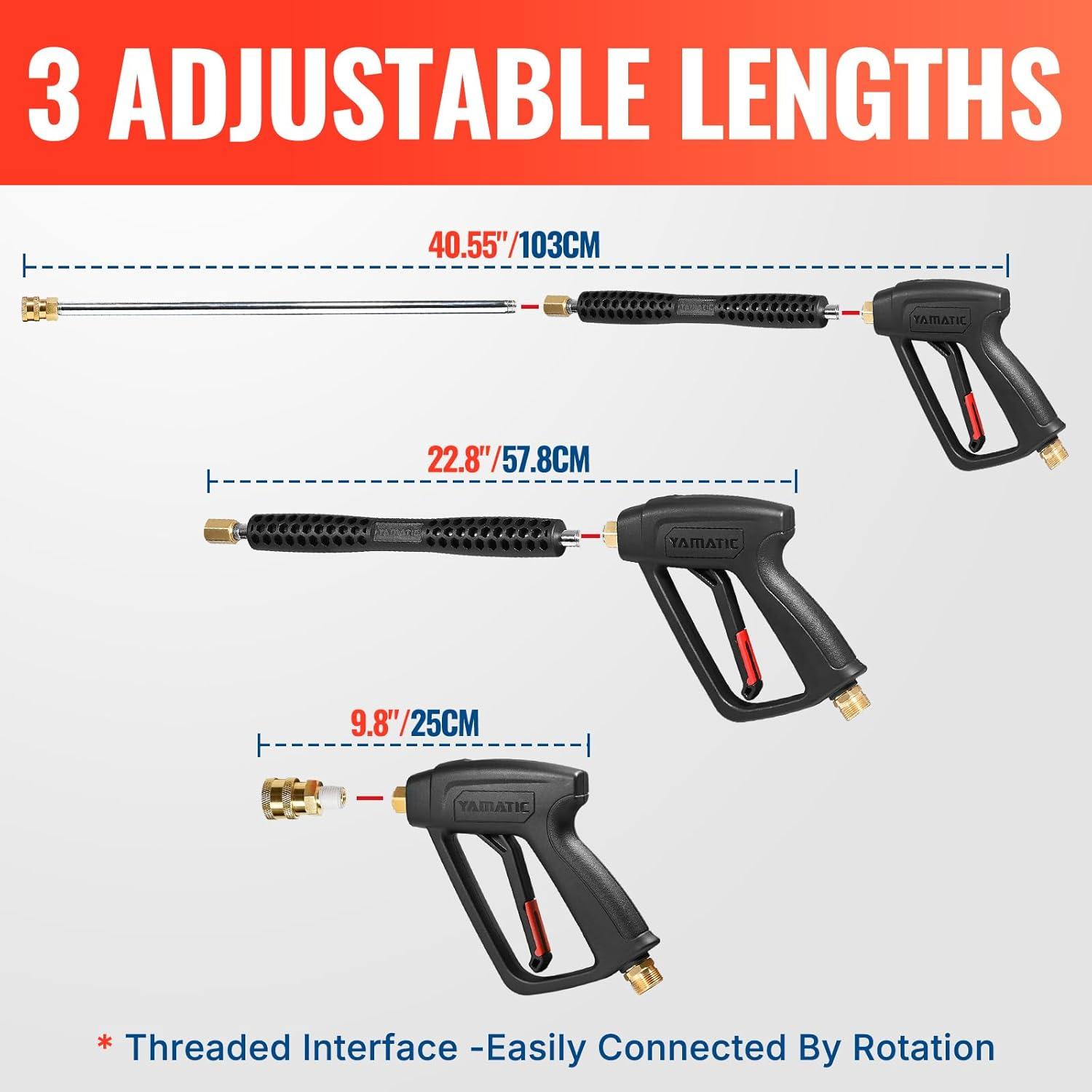 Pistola y Varilla de Lavadora a Presión YAMATIC 4000 PSI