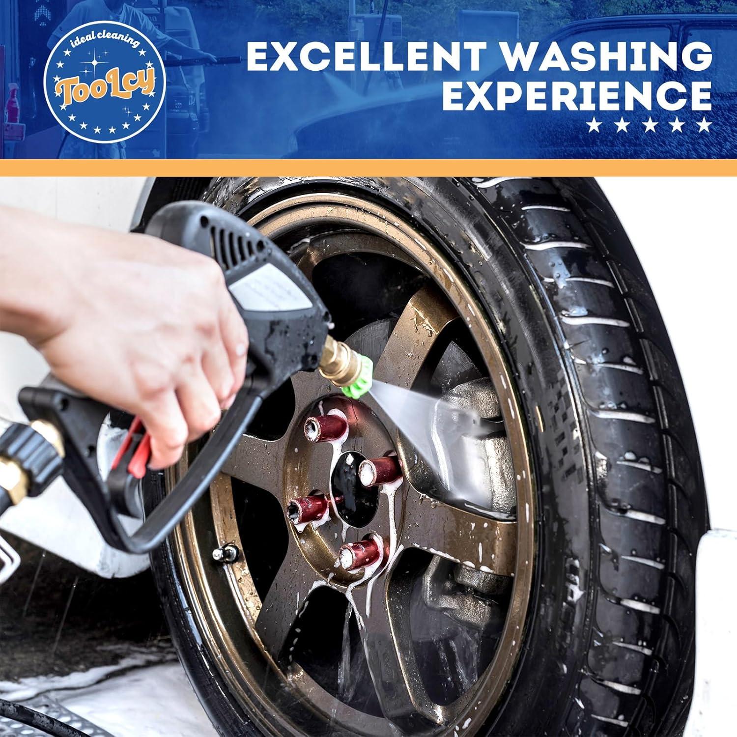 Pistola de Lavado a Presión TOOLCY Corta 5000 PSI 10.5 GPM