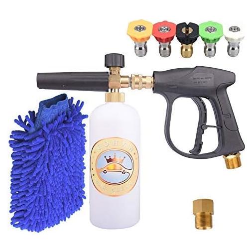 Pistola de Lavado a Presión GDHXW X-884 con Caño de Espuma