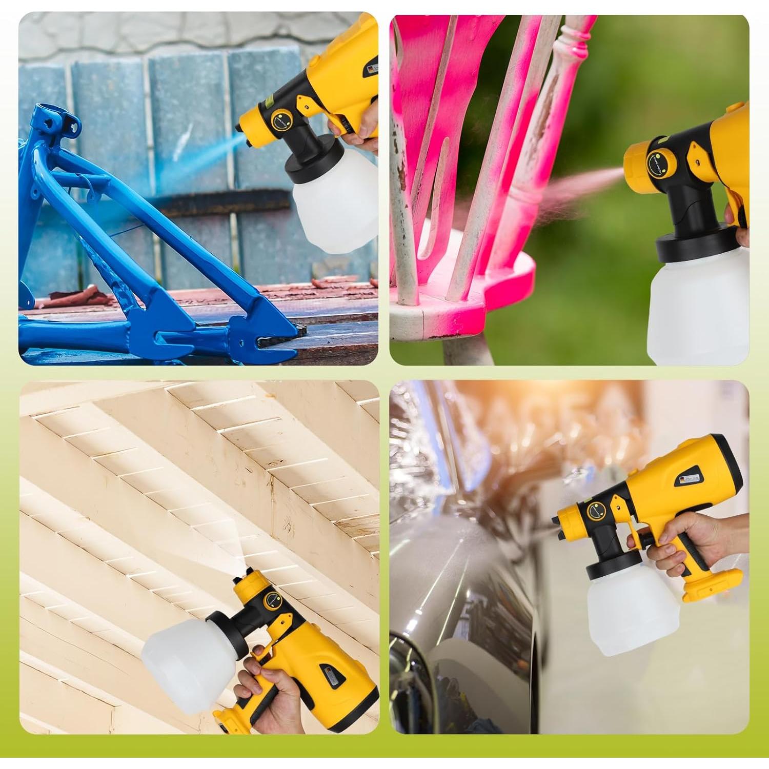 Pistola de Pulverización de Pintura Jurliful 200W 1000ml