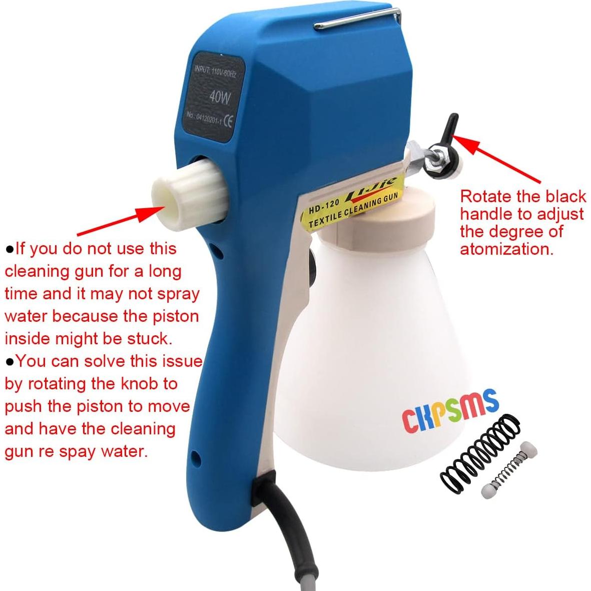 Pistola de Limpieza CKPSMS KP-120A 110V para Plastisol