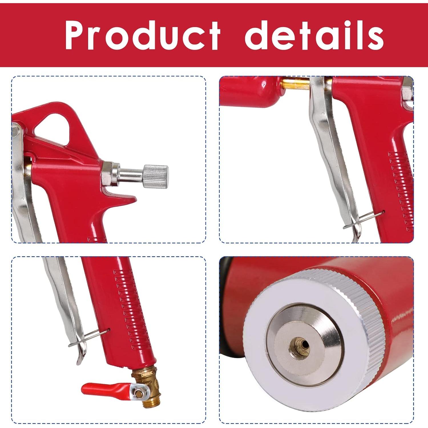 Pulverizador de Textura Aflybltol BL069 5.68L 3 Boquillas Rojo