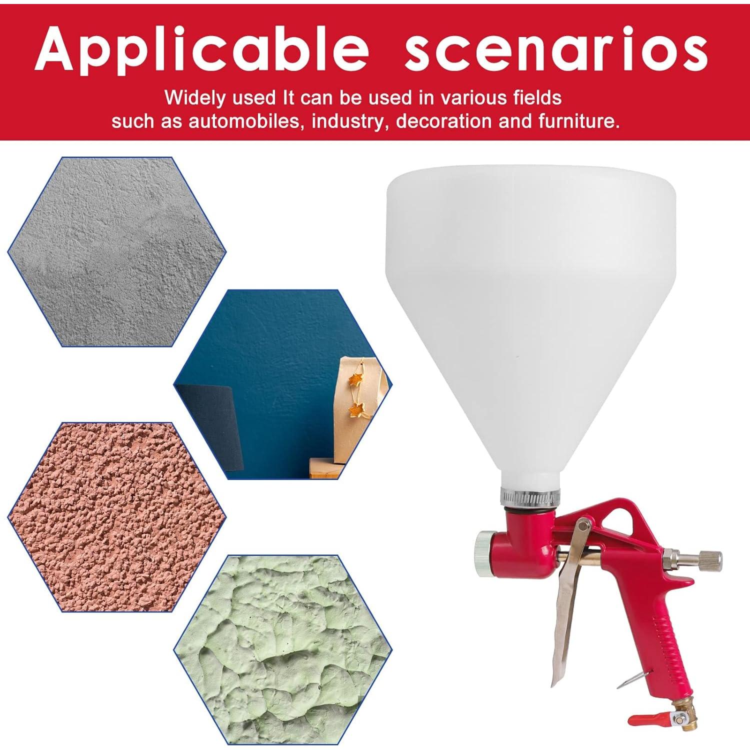 Pulverizador de Textura Aflybltol BL069 5.68L 3 Boquillas Rojo