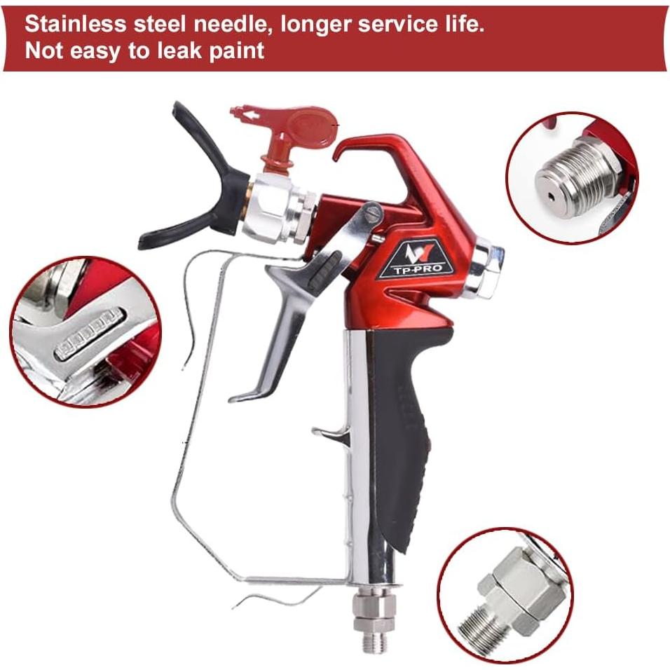 Pistola de Pulverización Sin Aire tpaitlss HD-XTT01 4000 PSI