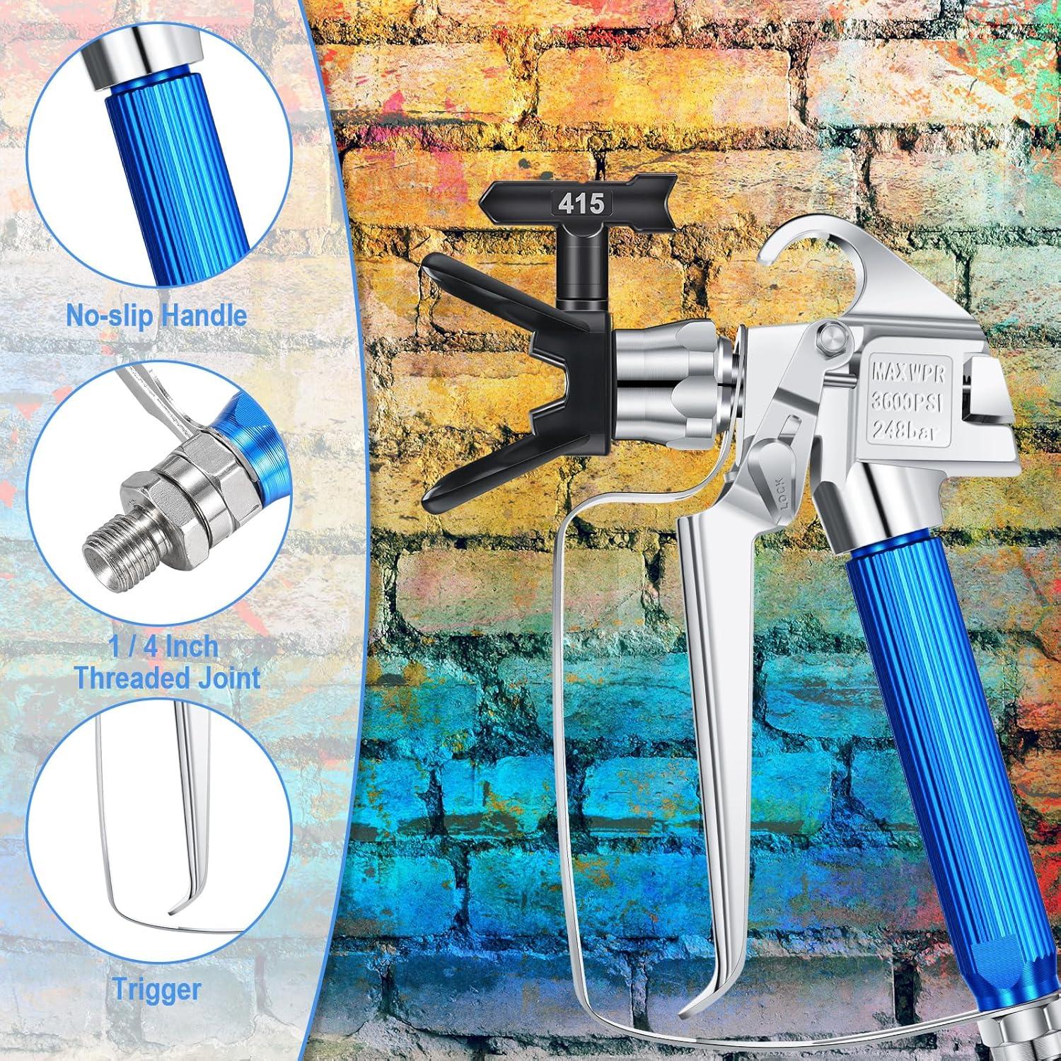 Kit de Pistola de Pulverización Sin Aire Zhengmy 17 Piezas