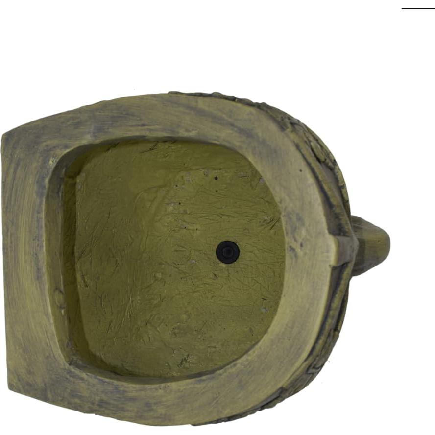 Maceta de Urna JovyTide Tiki Polinesio Concreto 61.6 cm