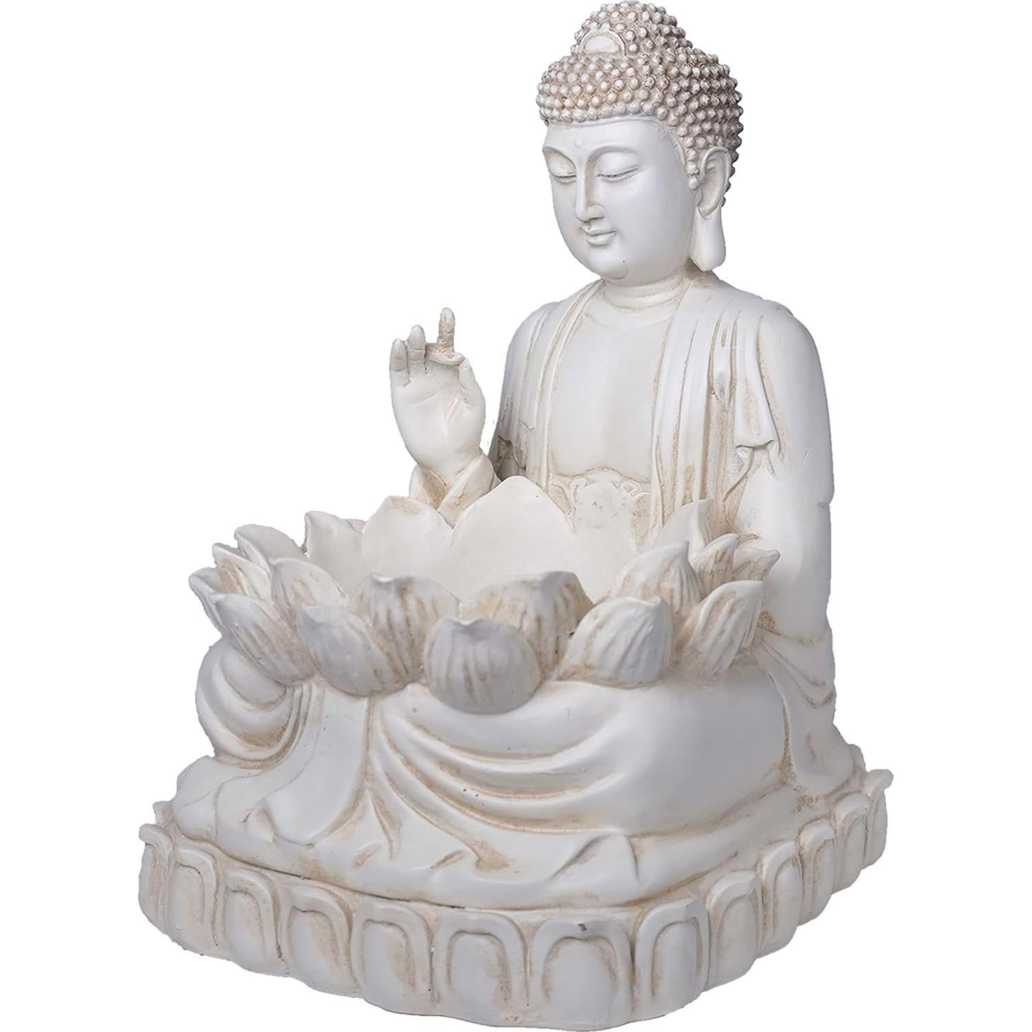 Maceta Zen Buda Bella Haus 24.1 cm Poliresina Decorativa