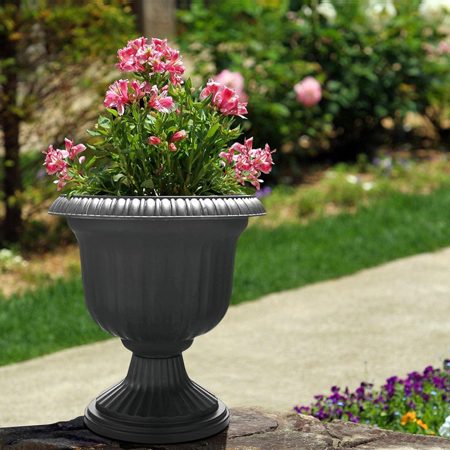 Maceta Urn Exterior 14" Southern Patio - 2 Paquete Piedra
