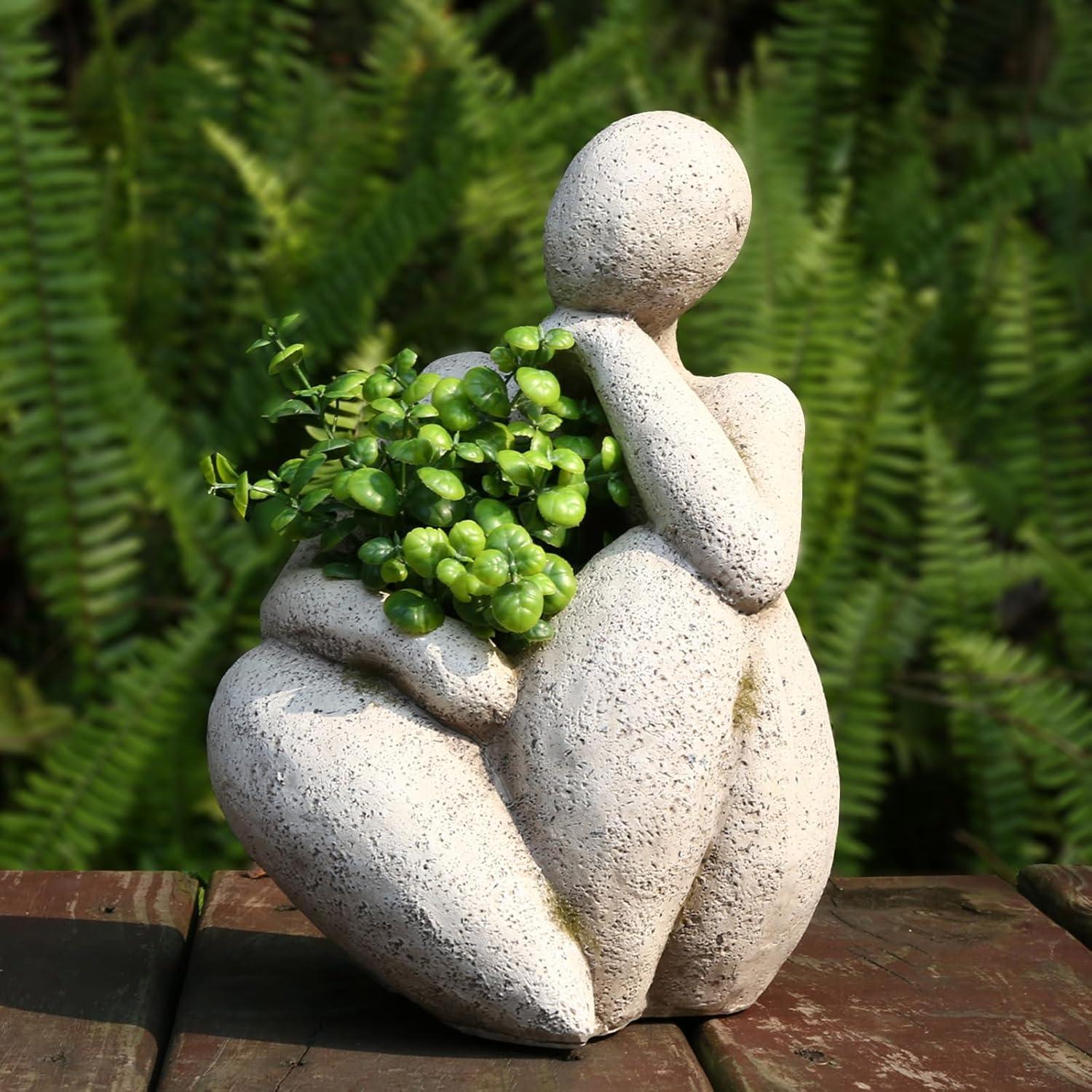 Maceta Aclema de Cara Grande para Plantas 25.4x16x14.5 cm