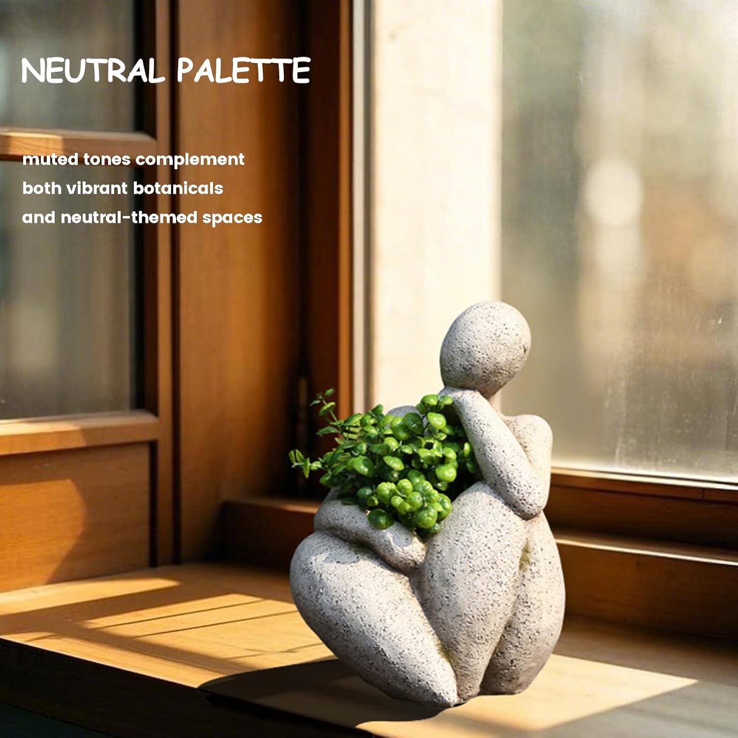 Maceta Aclema de Cara Grande para Plantas 25.4x16x14.5 cm