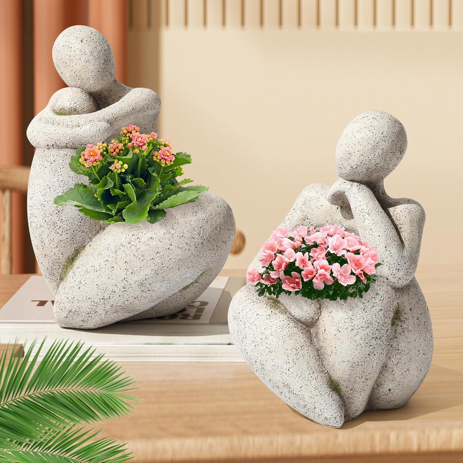 Maceta Aclema de Cara Grande para Plantas 25.4x16x14.5 cm