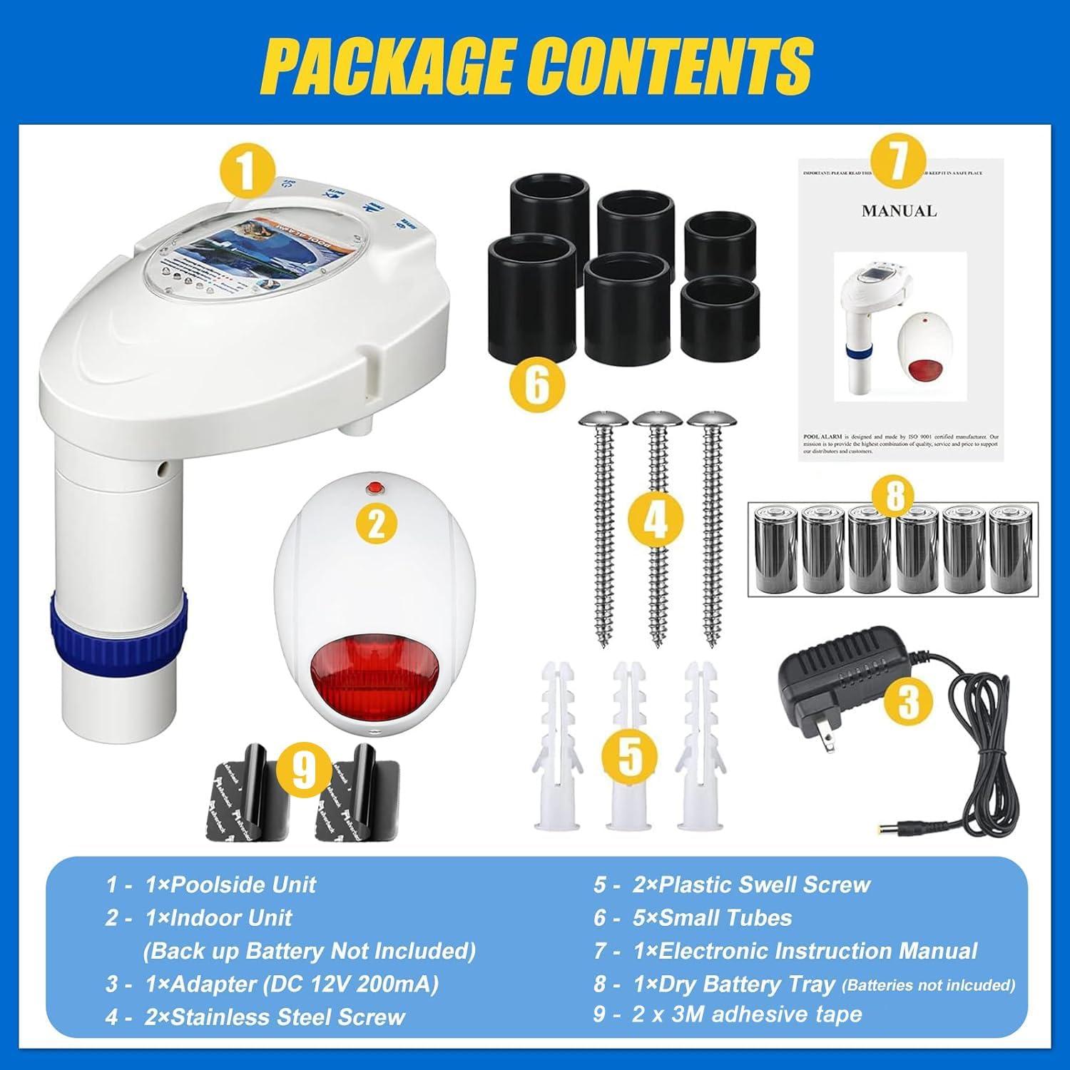 Alarma de Piscina RoamRider con Receptor Remoto 85 dB
