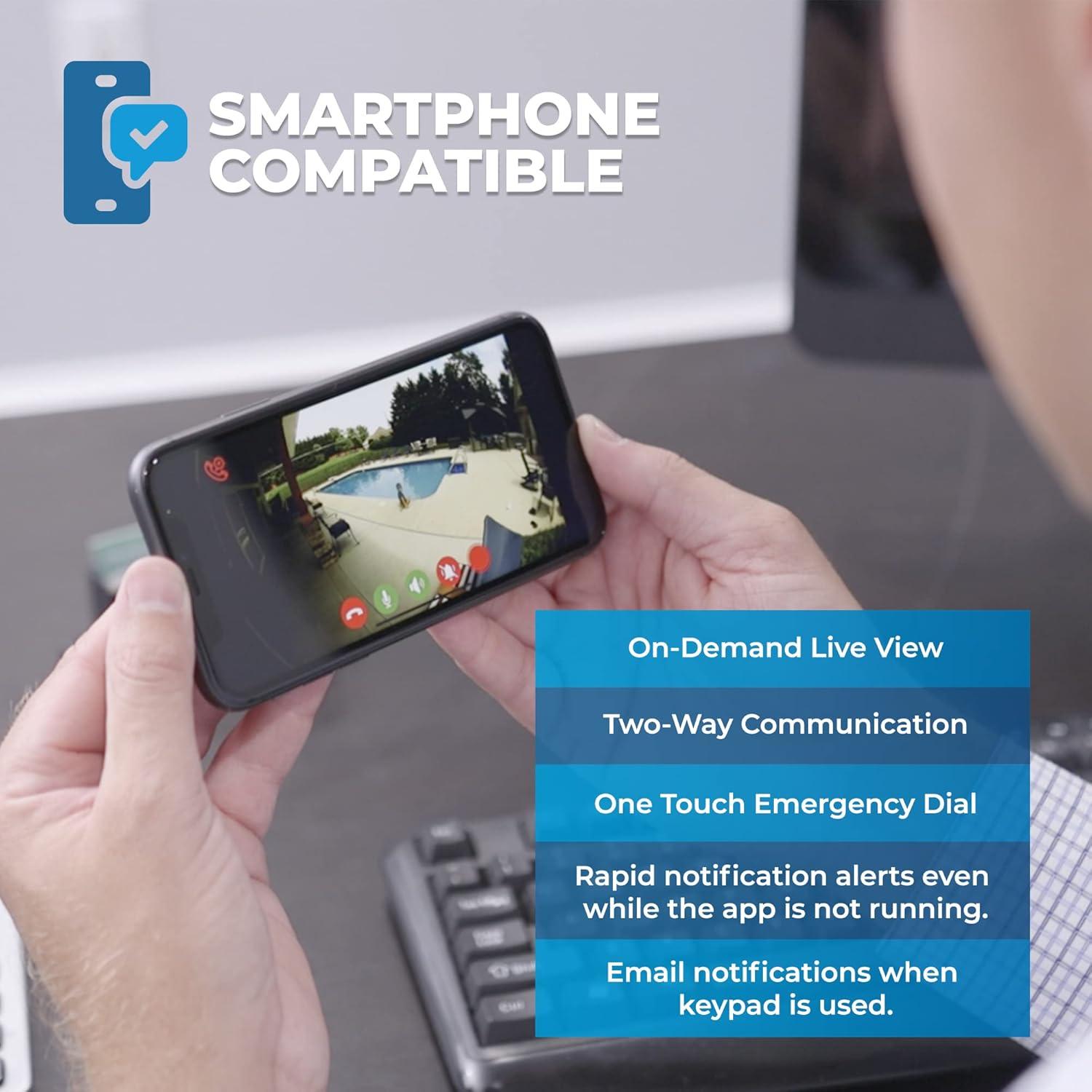 Cámara de Alarma WiFi SwamCam SCCAM2 para Piscinas - Certificada ASTM F2208