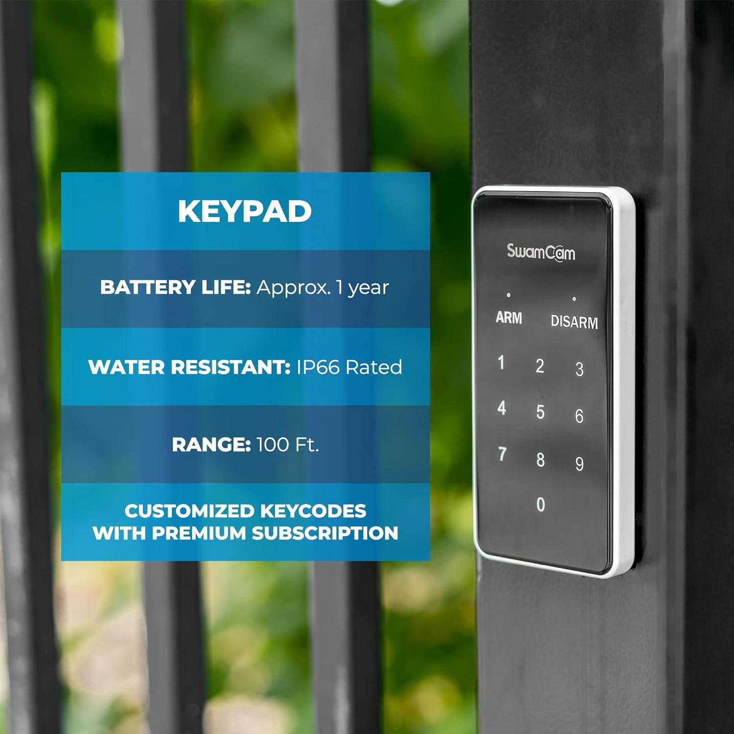 Cámara de Alarma WiFi SwamCam SCCAM2 para Piscinas - Certificada ASTM F2208