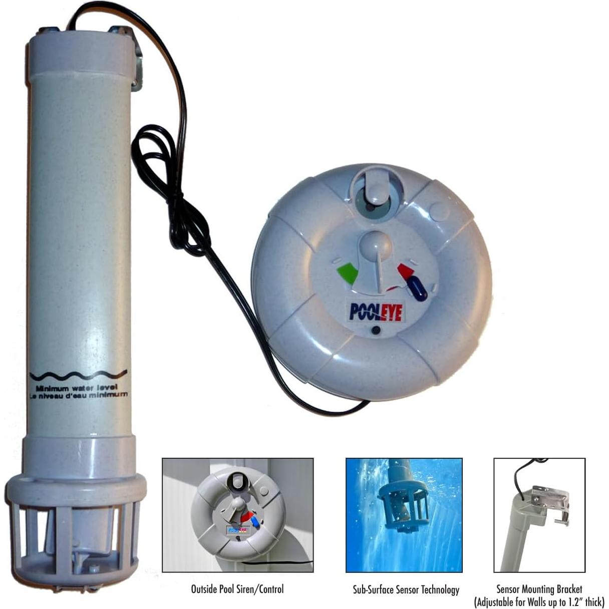 Alarma de Inmersión PoolEye para Piscinas Elevadas hasta 7.32 m