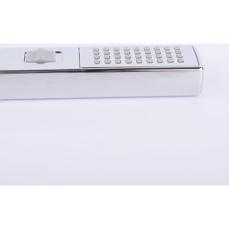 Cabezal de Ducha de Mano LUYU Cuadrado Cromo 1 Chorro Potente