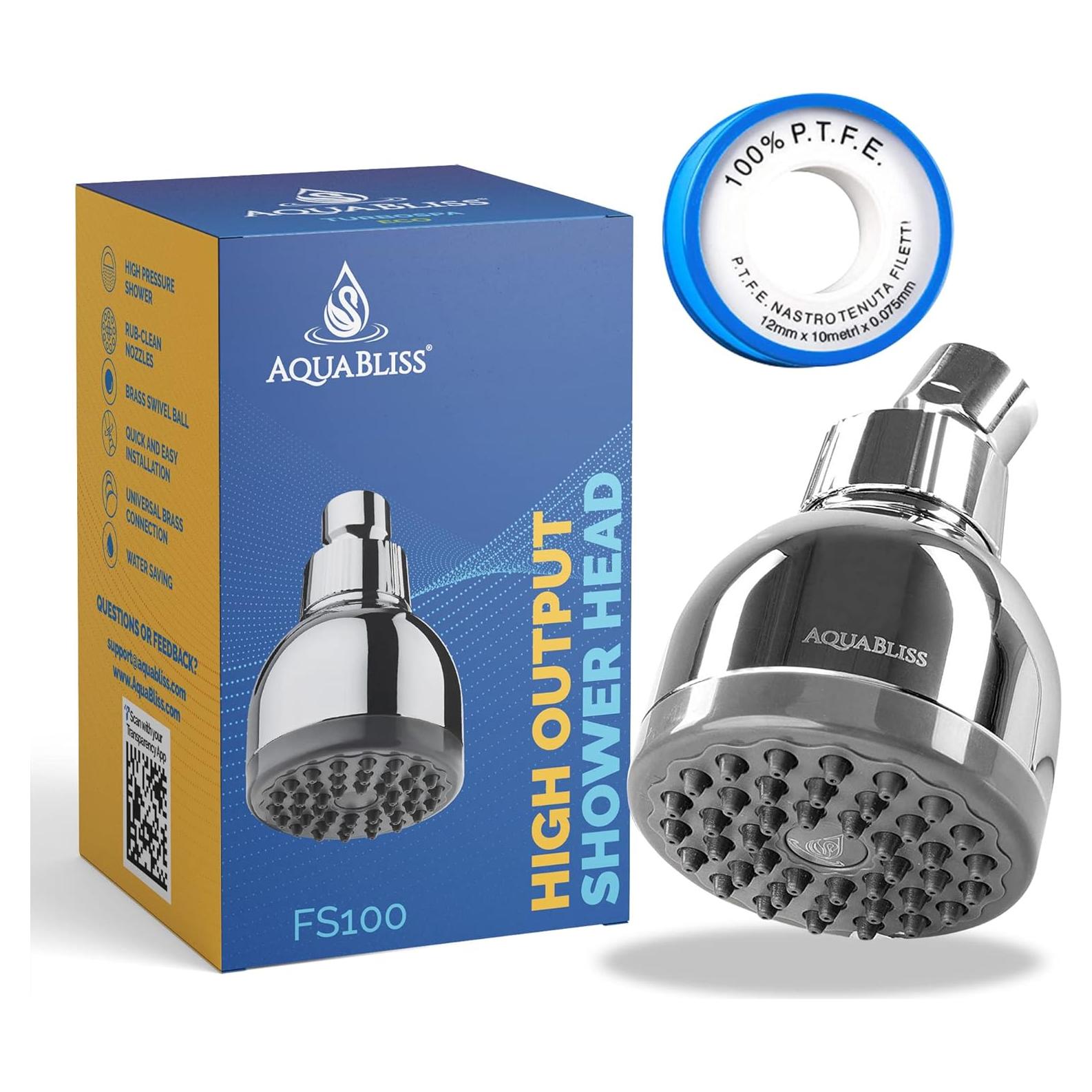 Cabezal de Ducha AquaBliss TurboSpa Alta Presión 2.5 GPM