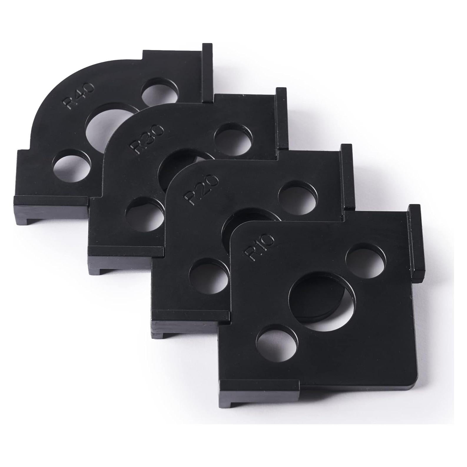 Juego de 4 Plantillas de Router de Radio HERMIT TOOLS - 8 Radios