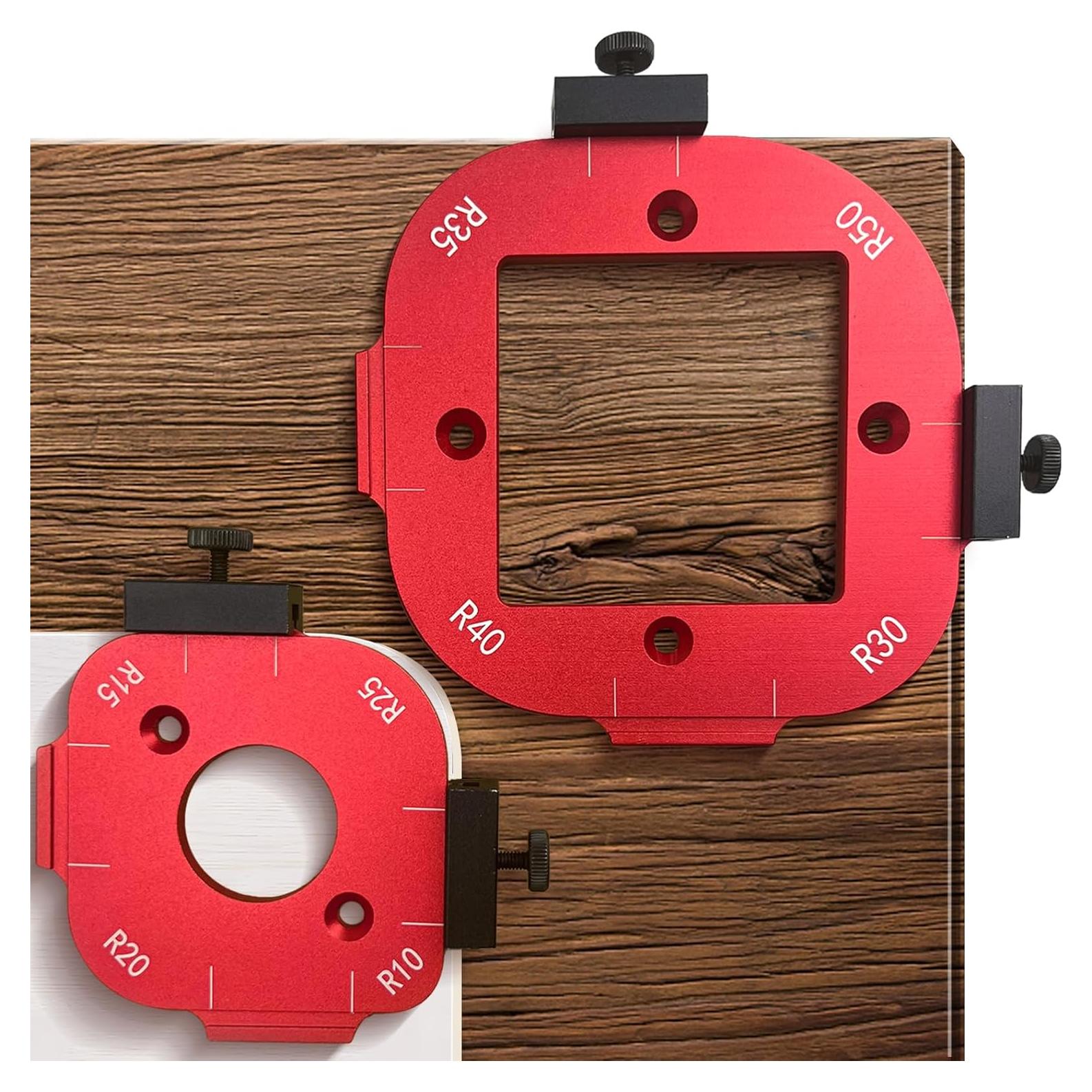 Plantilla de radio de esquina FTLKIBMD para enrutador 13x13cm