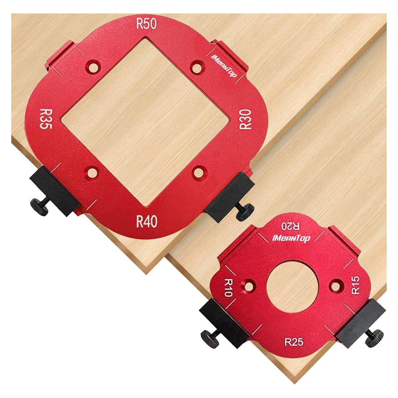 Plantilla de Radio de Esquina IMeanTop - Aluminio 8 Tamaños