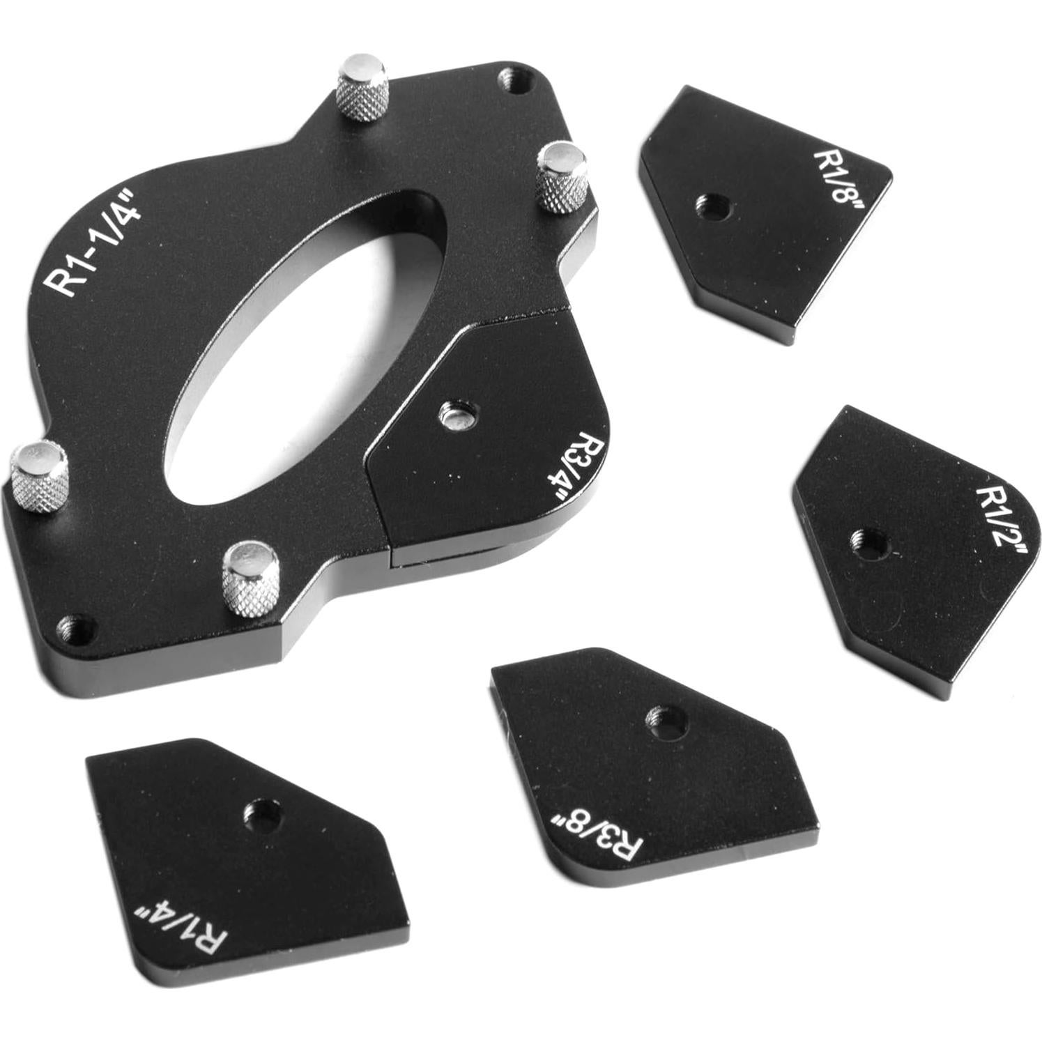 Juego de Plantillas de Radio de Esquina WEN 7 Piezas Aluminio