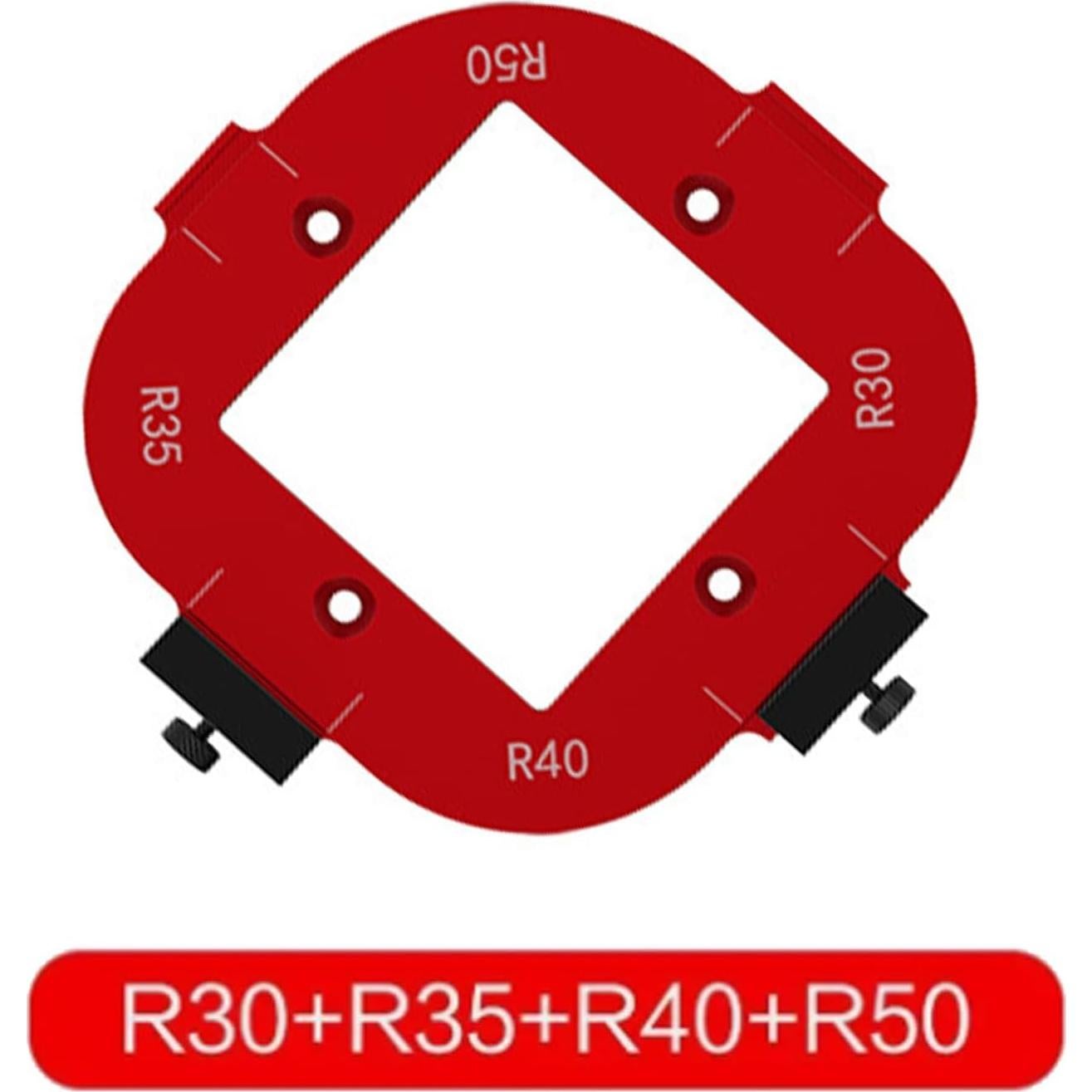 Plantilla de Radio de Esquina para Router R10-R50 - Sgifthome