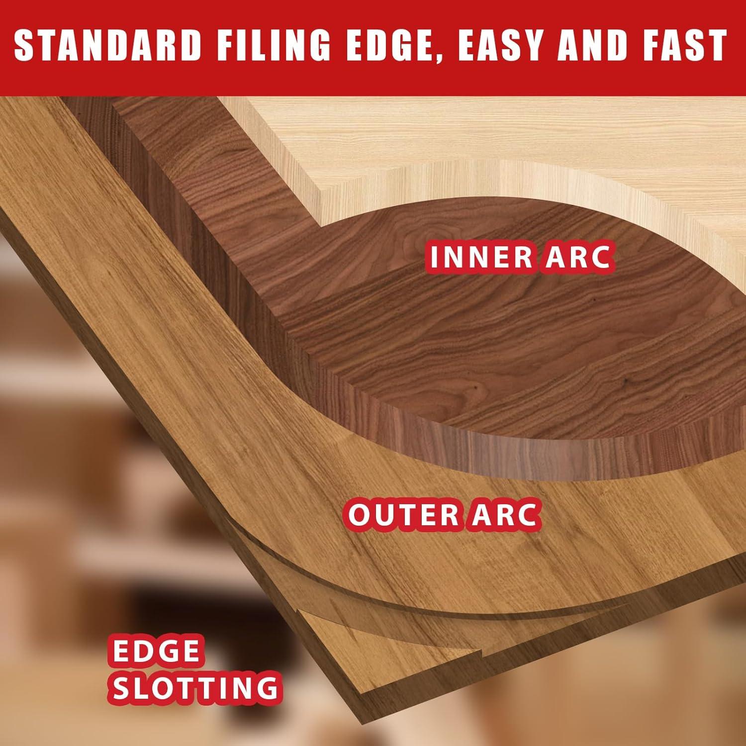 Plantilla de Router de Esquina JSZYO - Aluminio 5 Piezas
