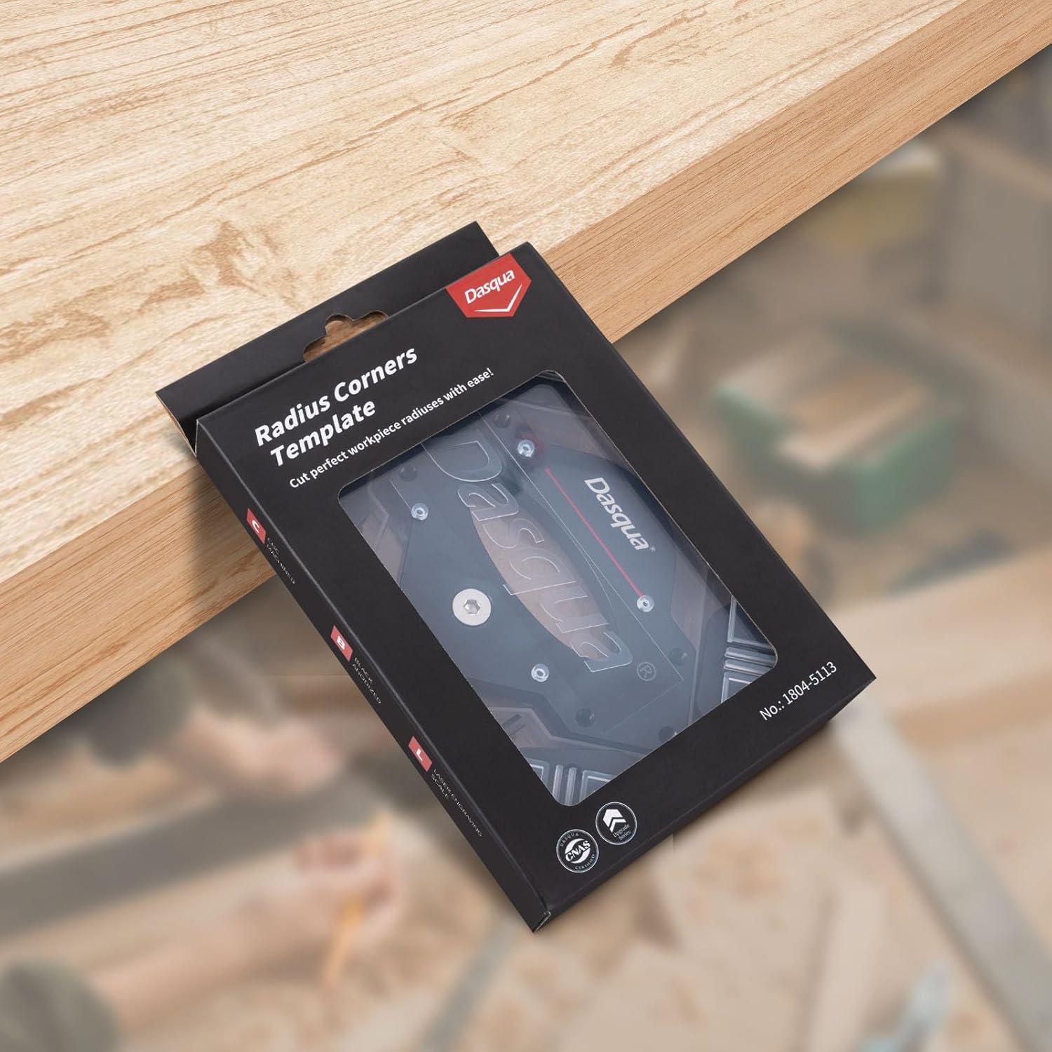 Conjunto de Plantillas de Radio de Esquina Dasqua 7 Piezas