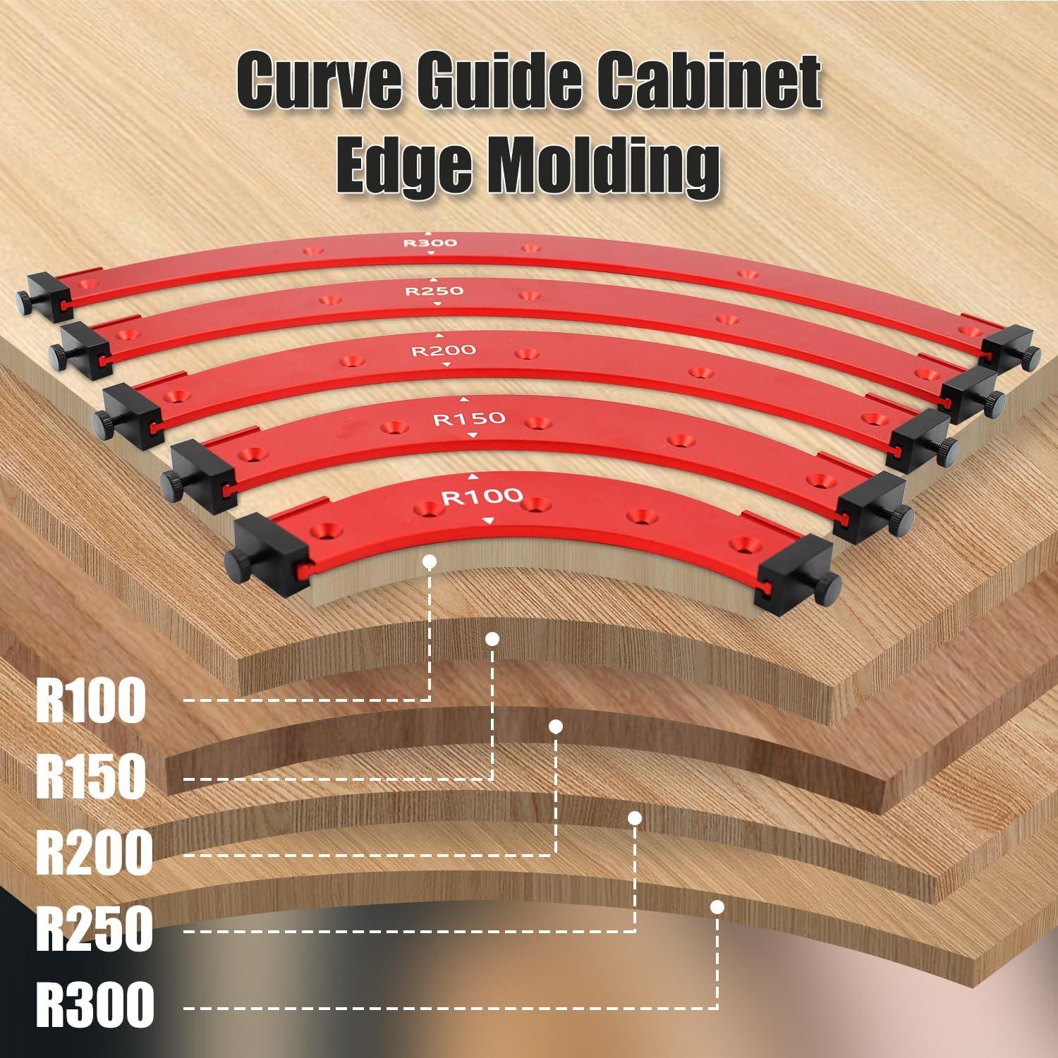 Juego de Plantillas de Radio de Esquina PMMJ 5 Piezas