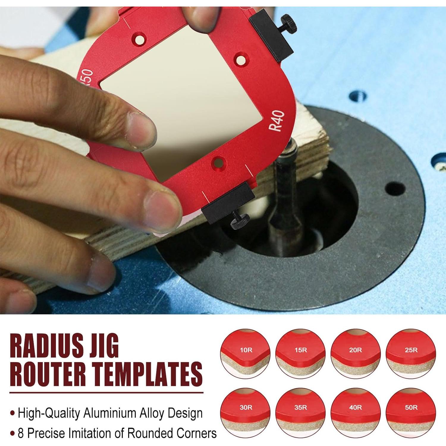 Plantilla de Router de Radio Mescream R10-R50 para Carpintería