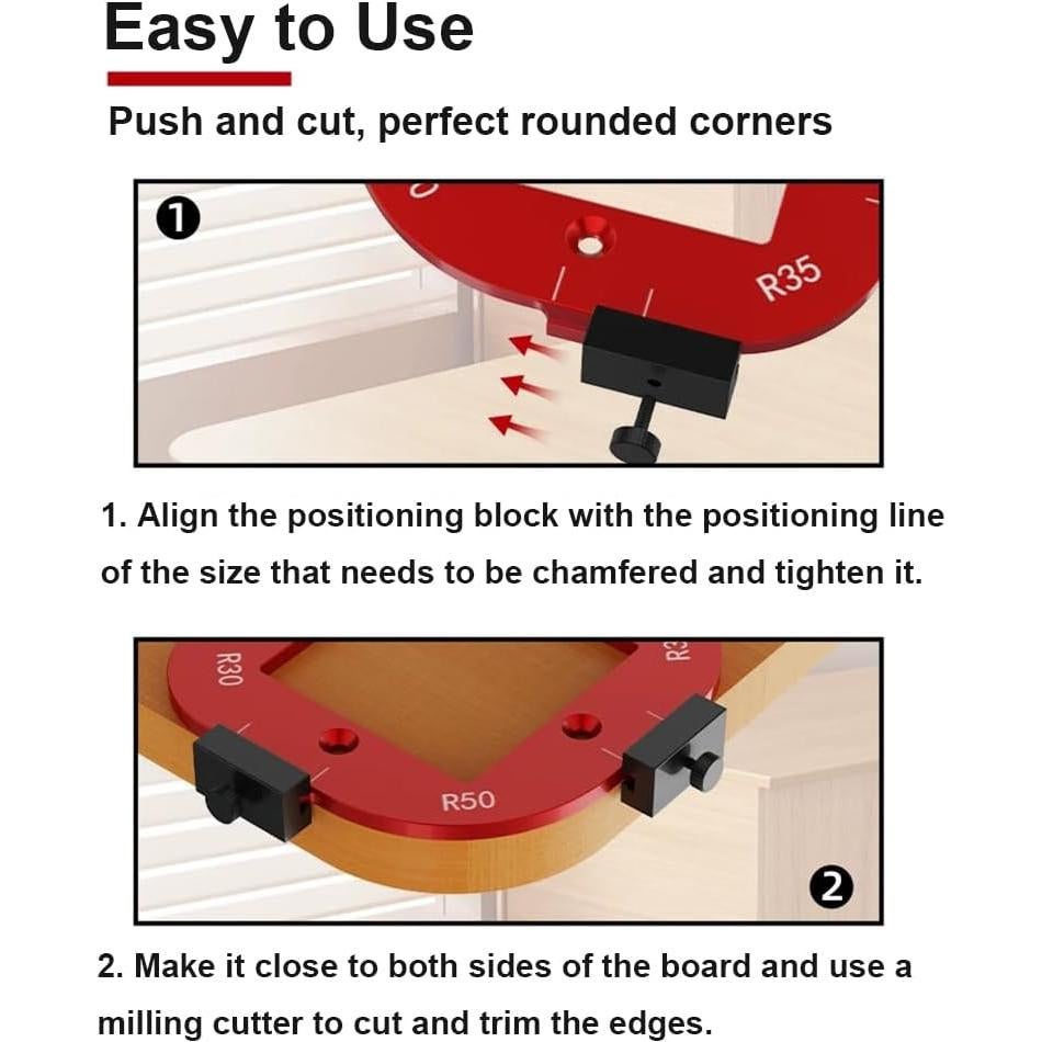 Plantillas de Radio de Esquina Redonda EYCOMTOM R10-R50