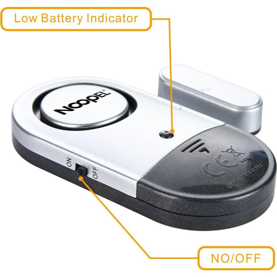 Alarmas de Puerta y Ventana NOOPEL 120DB - 6 Piezas Seguridad Infantil