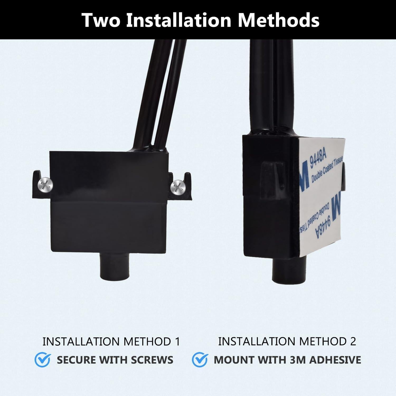 Sump Pump Alarm,110v Water Level Detector Alarm,Water Leak Detection with 110dB and LED Indicator,10ft Cord Small Water Level Sensor for Pool,Pond,Tank