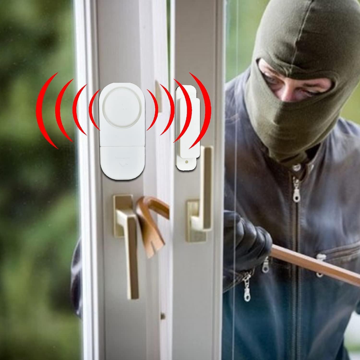 Paquete de 6 Alarmas de Seguridad Inalámbricas Alovexiong