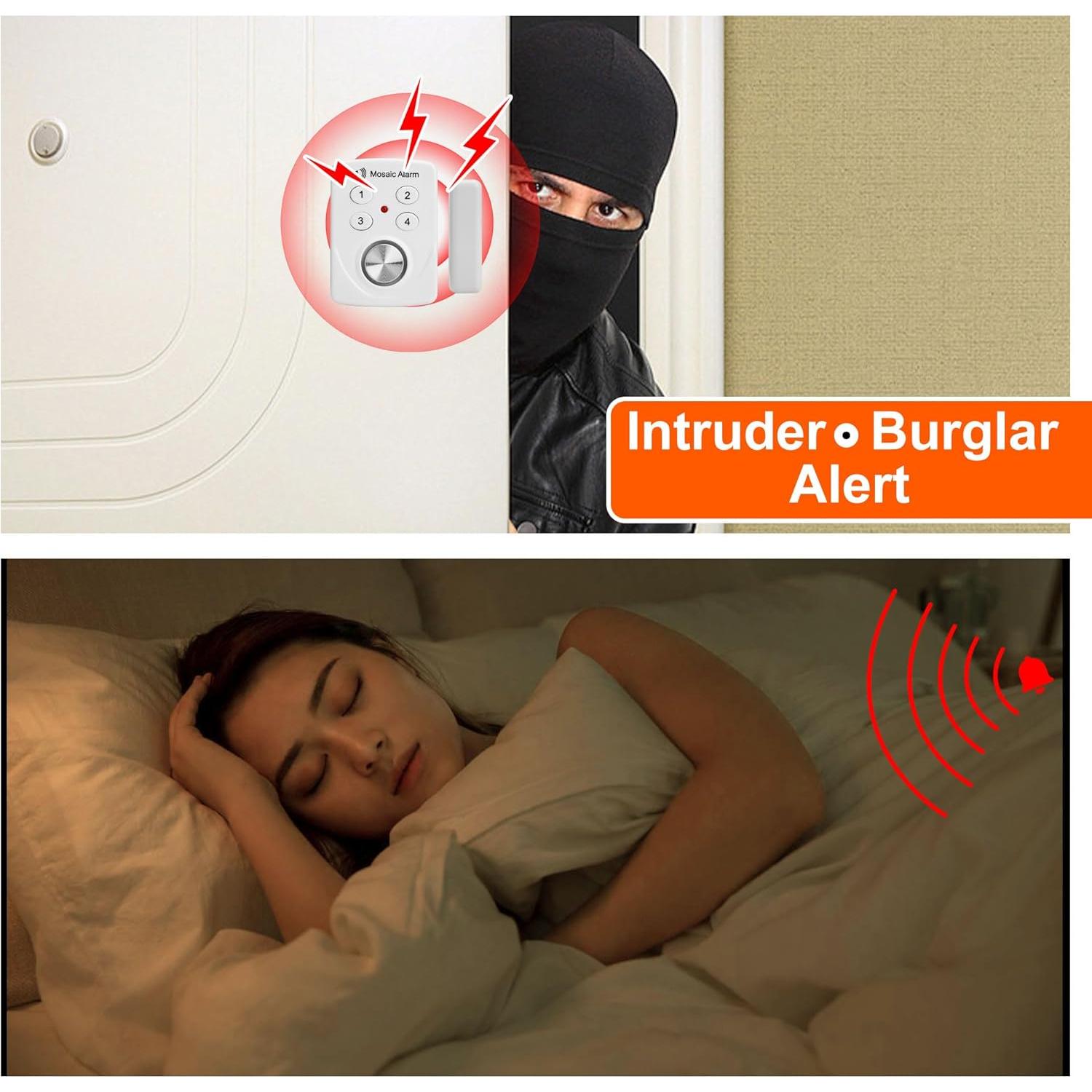 Paquete de 3 Alarmas de Puerta Ventana MH306V 130dB