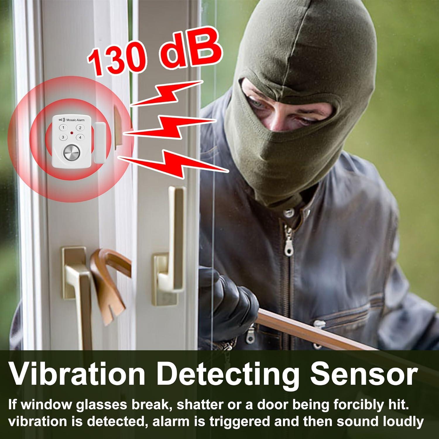 Paquete de 3 Alarmas de Puerta Ventana MH306V 130dB