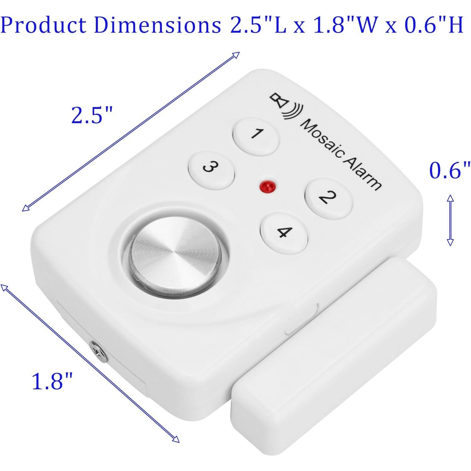 Paquete de 3 Alarmas de Puerta Ventana MH306V 130dB