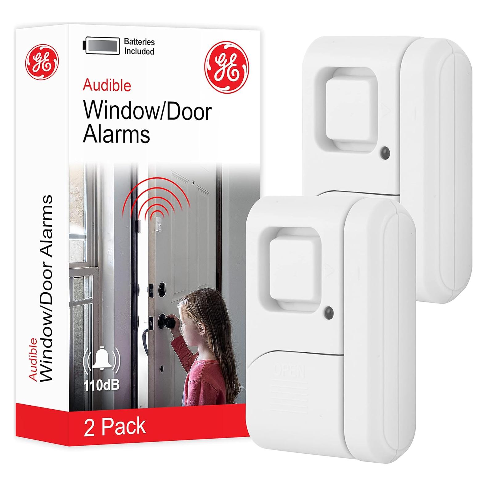 Alarma de Ventana y Puerta GE 2 Paquete 120 dB Seguridad