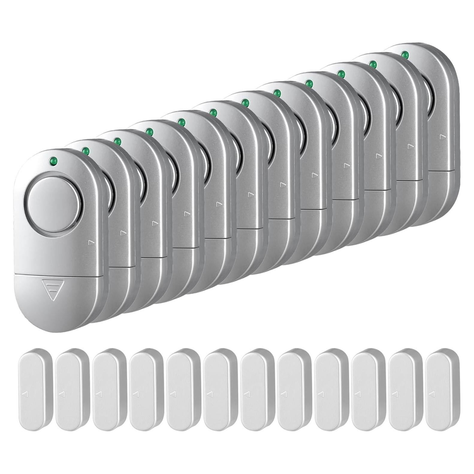 Sensor de Alarma Magnético Rinetiy 12 Piezas 120 dB