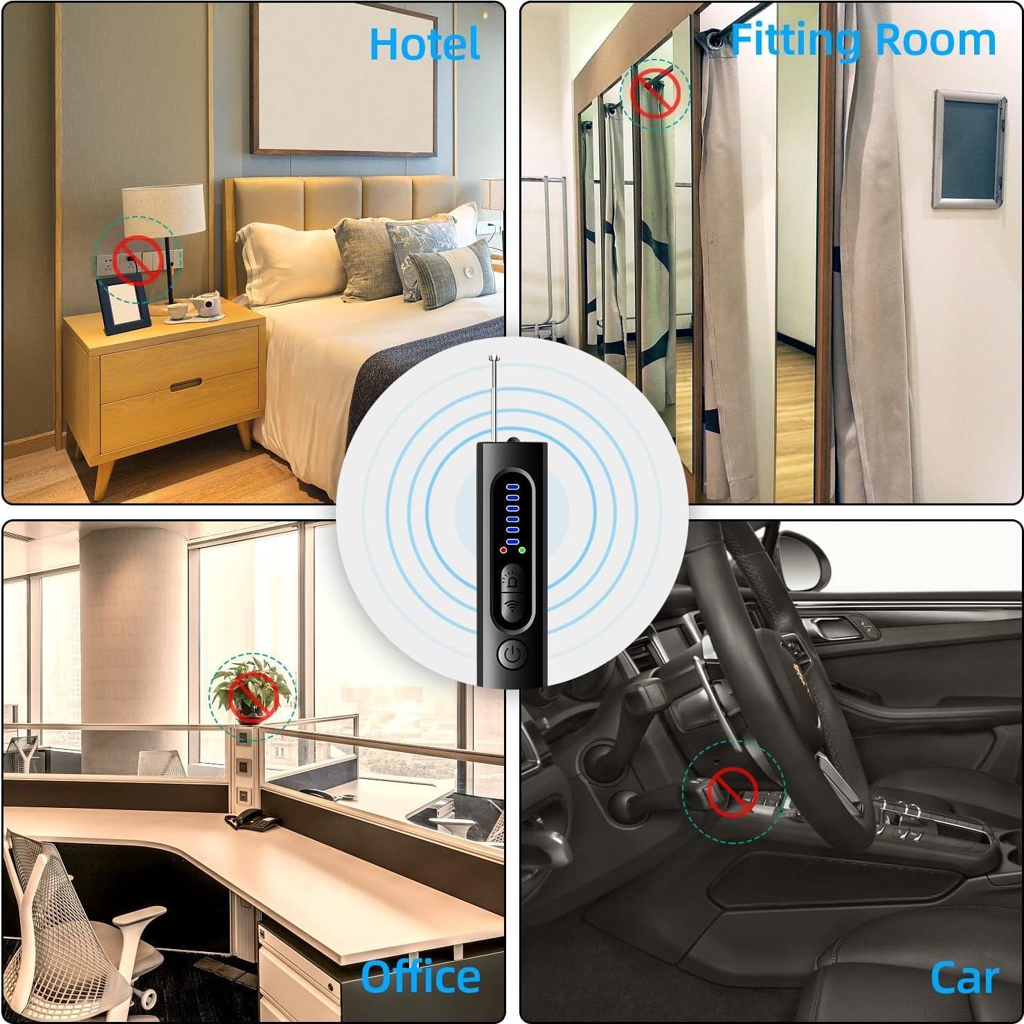 Detector de Cámara Oculta HKBCWG con 5 Niveles de Sensibilidad