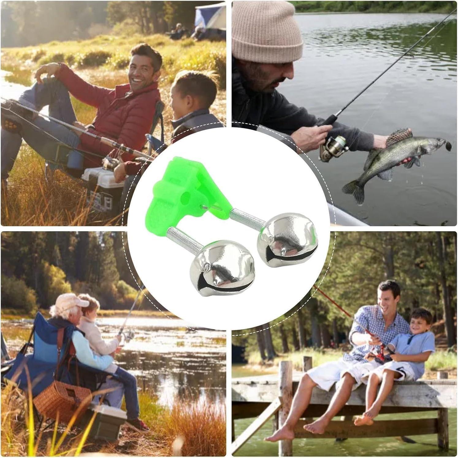 5 Campanas de Pesca Qintreesify con Doble Alerta Verde