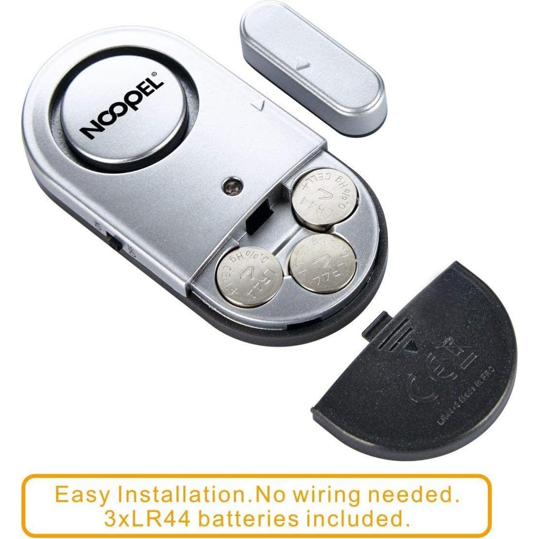 Alarma Magnética Noopel 120DB para Puertas y Ventanas - 8 Piezas