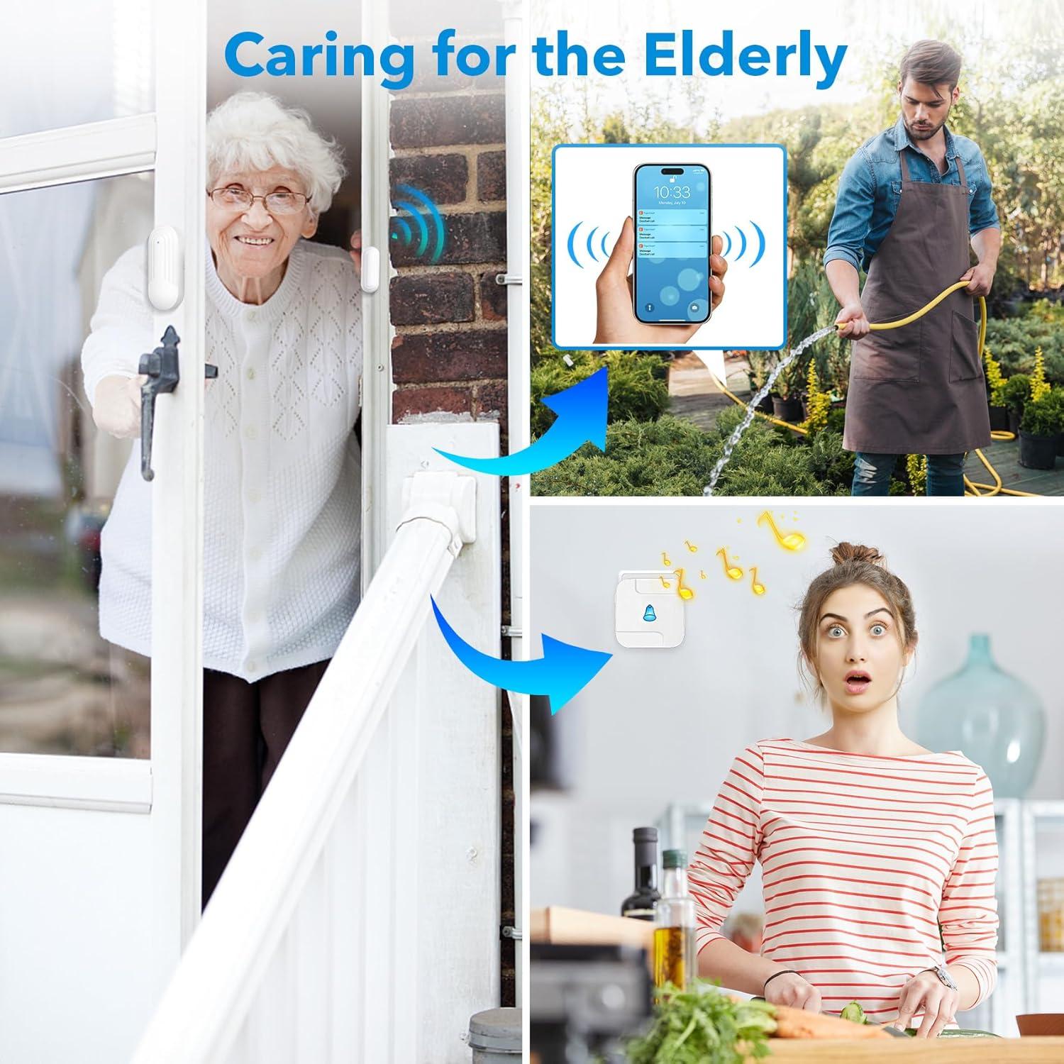 Pulsador Inalámbrico HUWOO con 3 Sensores y App Tuya