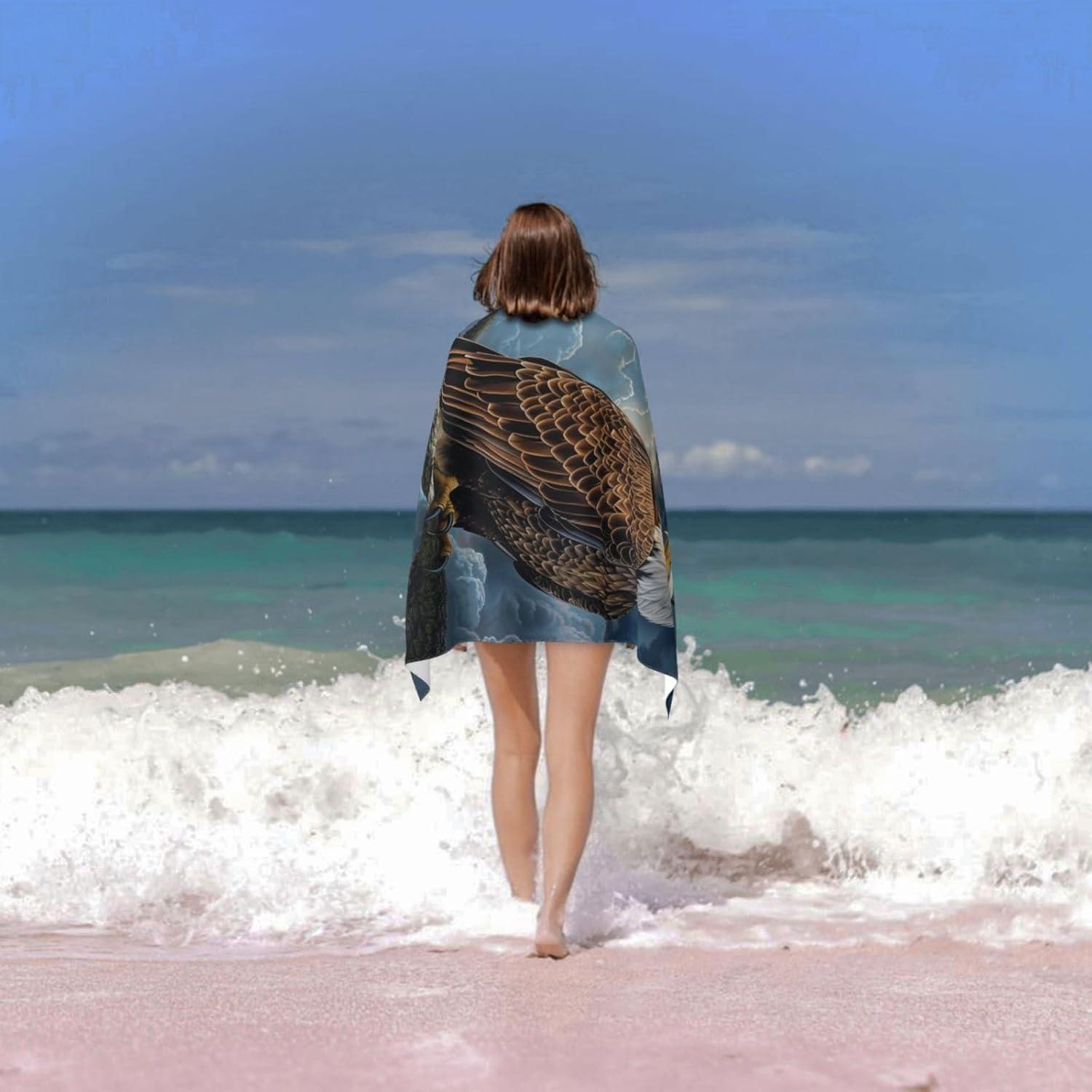 Toalla de Playa Microfibra Dhakalrlde 81x132 cm Secado Rápido