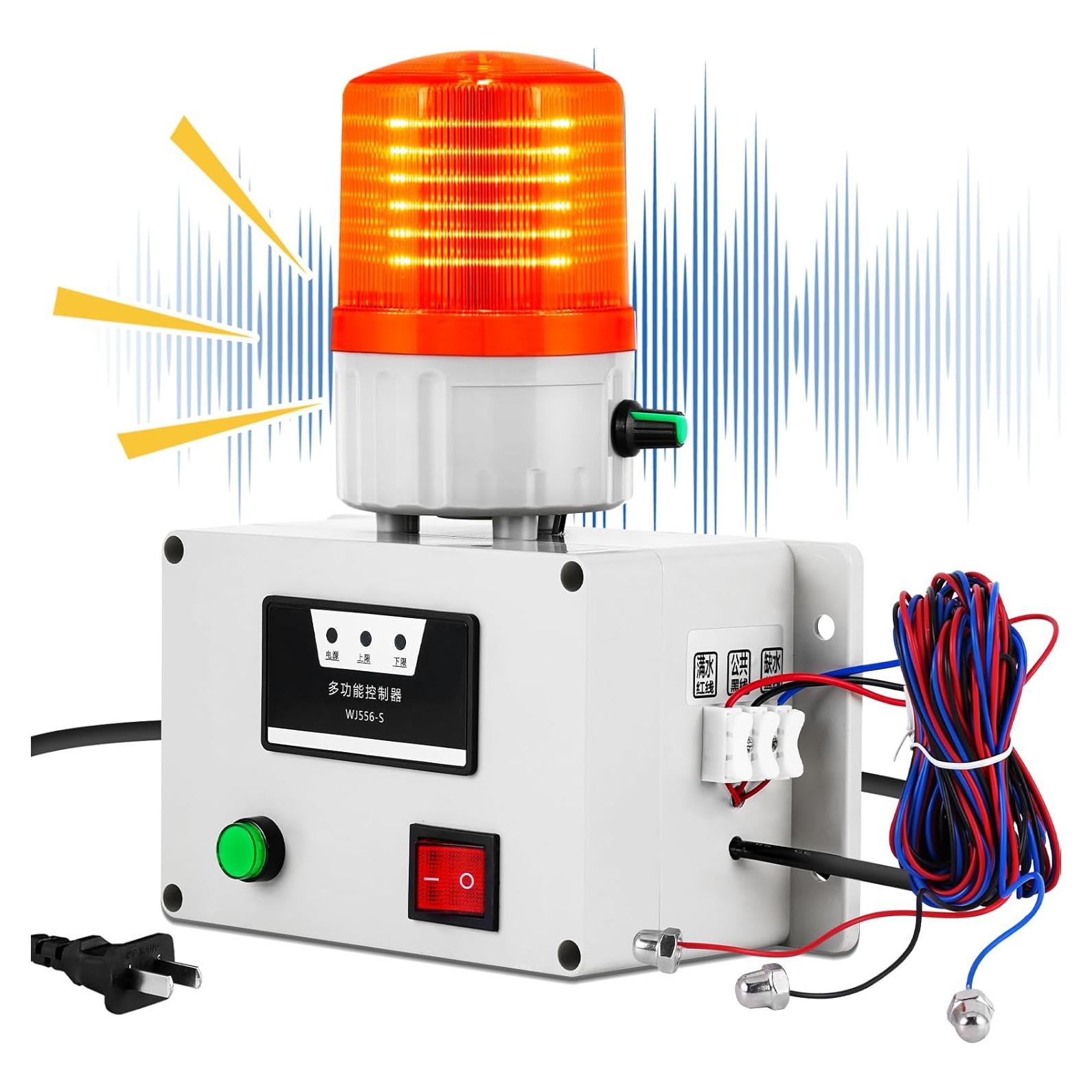 Alarma de Nivel de Agua Saladulce para Bomba Sump 30-110dB